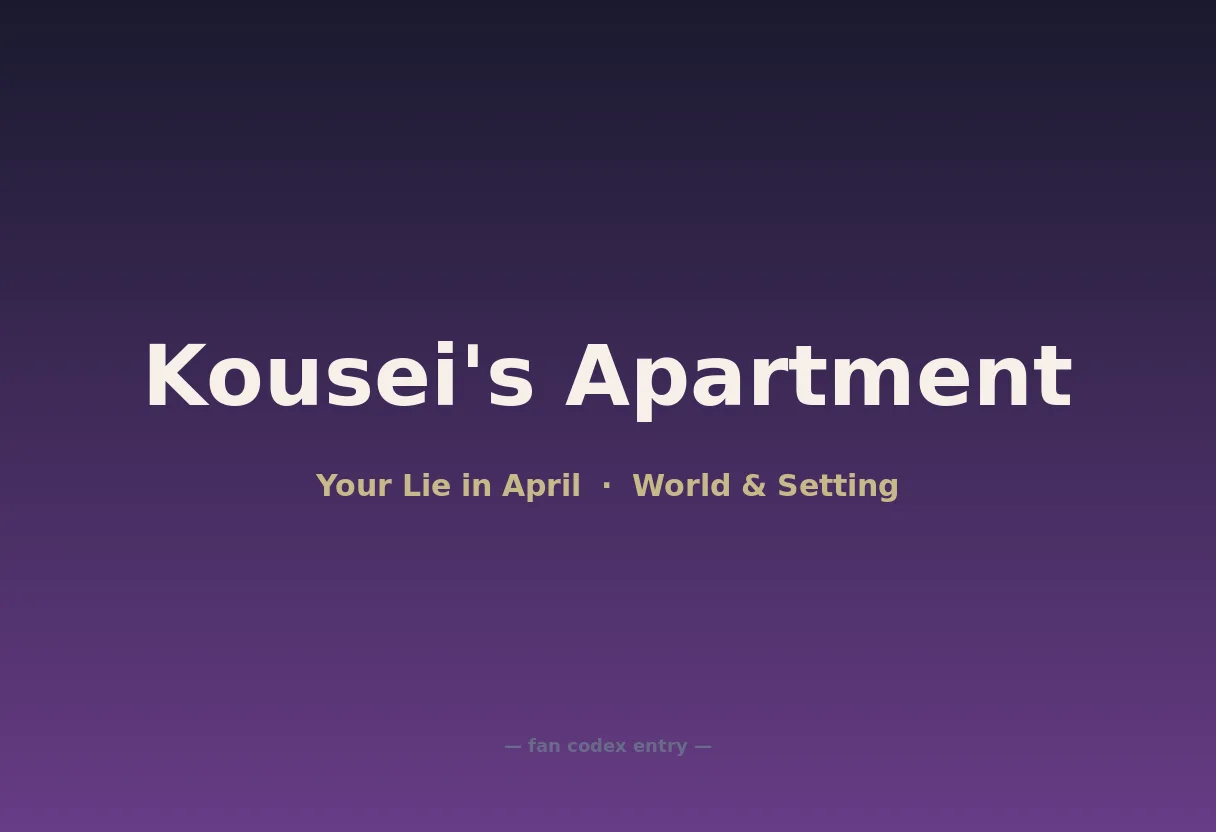 Kousei's Apartment