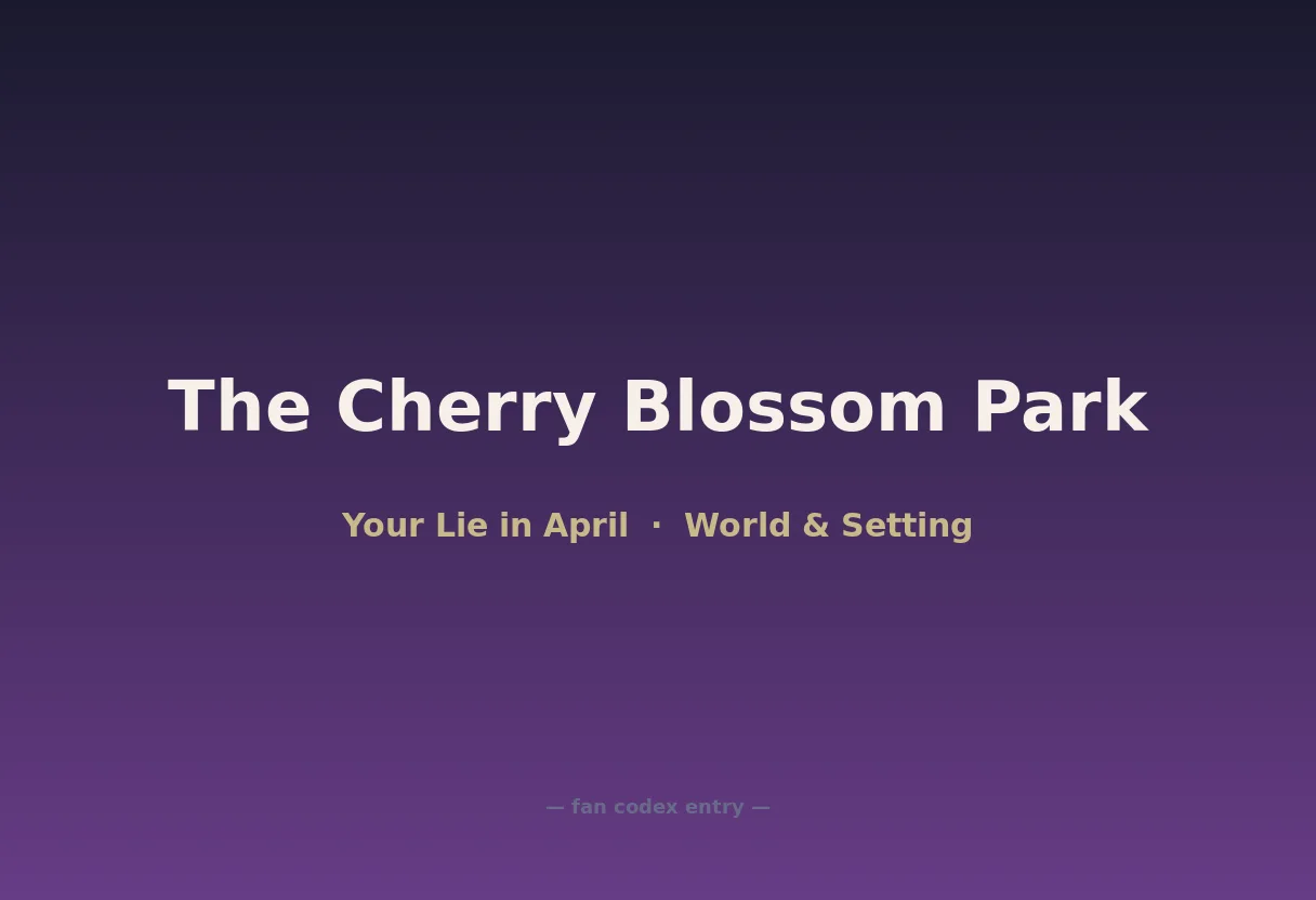 The Cherry Blossom Park